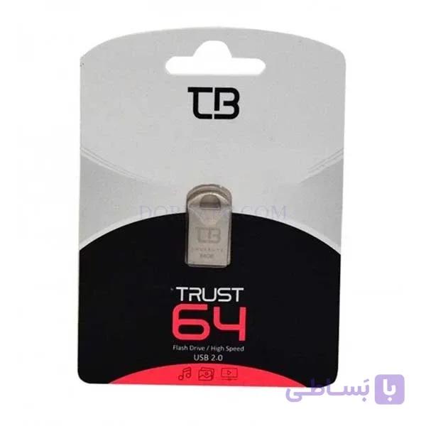 فلش تروبایت TRUEBYTE TRUST 64GB USB 2.0 فلزی ضد آب — تصویر 1