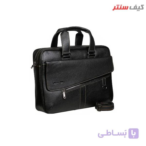 کیف لپ تاپ چرمی اداری P10 مناسب لپ تاپ ۱۵.۶ اینچ — تصویر 1