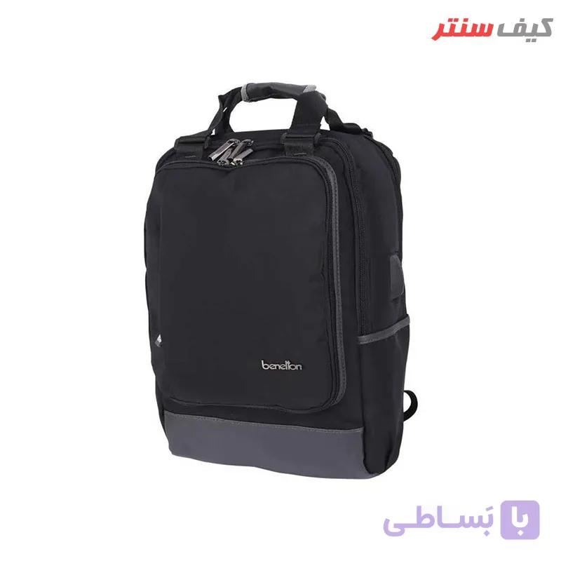 کیف کوله پشتی لپ تاپ benelton مدل Back Pack b072 مناسب برای لپ تاپ 15.6 اینچی — تصویر 1