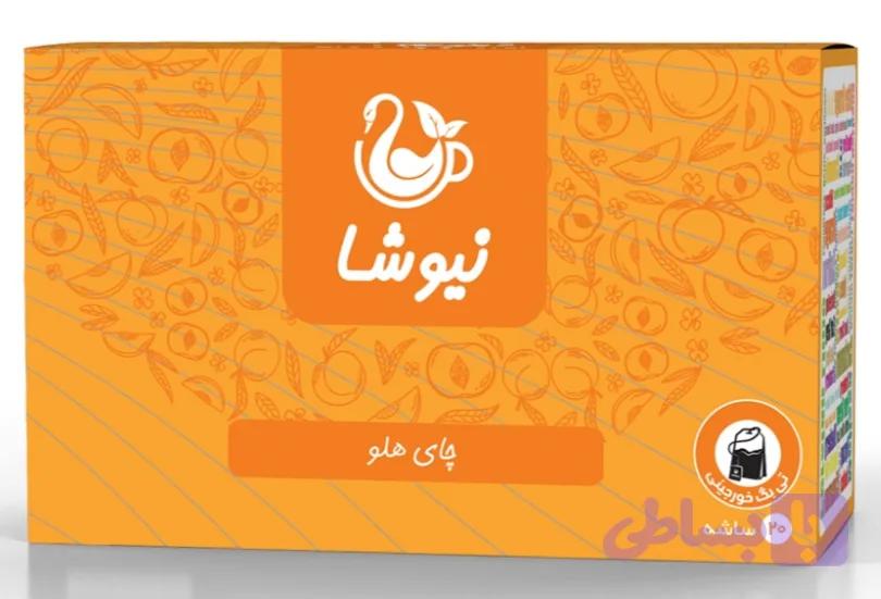 چای سیاه و هلو