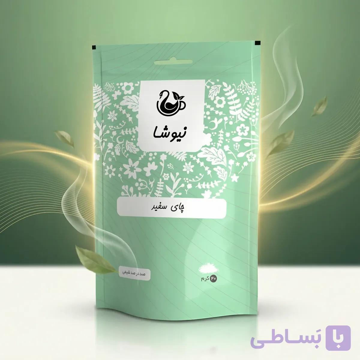 چای سفید 40 گرمی نیوشا — تصویر 1