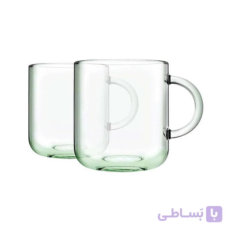 ماگ فنجان مدل آیکونیک 2 عددی پاشاباغچه رنگ سبز Iconic Aware 245cc — تصویر 1