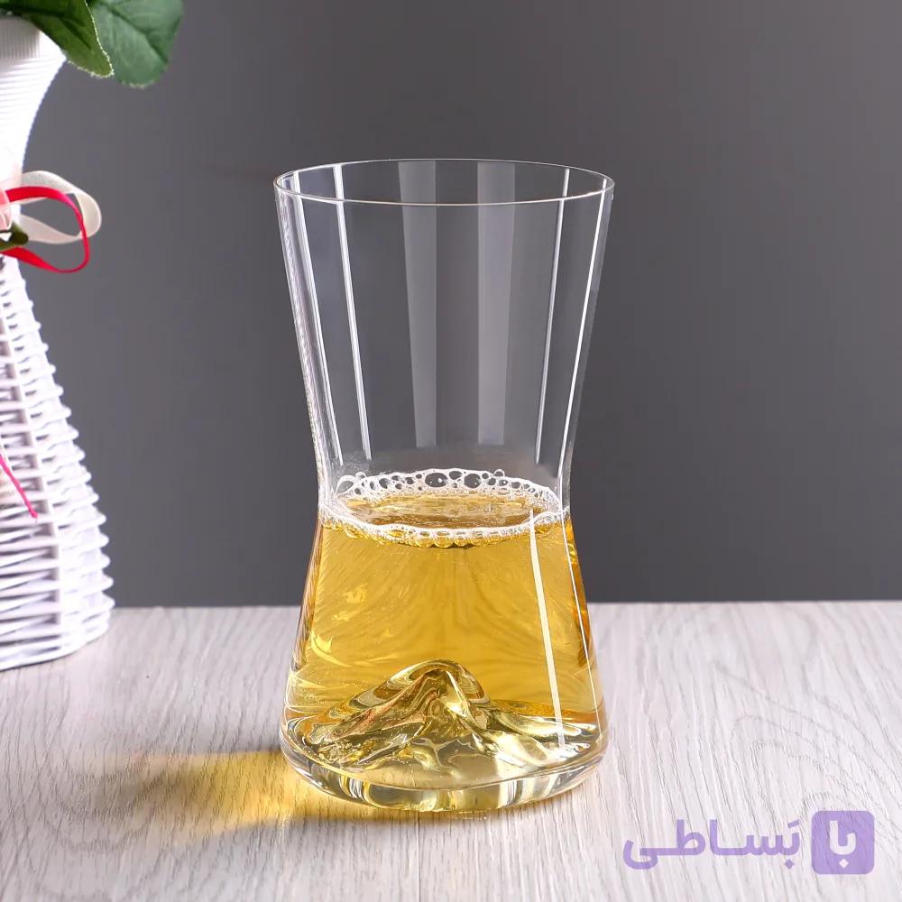 لیوان کوه برجسته کوه آلپ 320 سی سی برند دلی گلس DELISOGA — تصویر 1