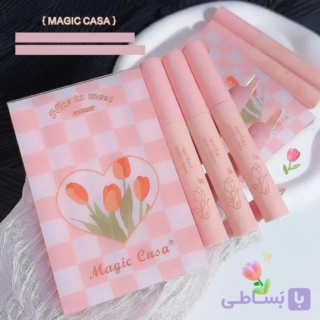 پک رژ لب مایع مخملی مات Magic Casa گل