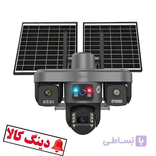 دوربین چهار لنز سیم کارتی سولار دو پنل AOV TA4 O-kam — تصویر 1