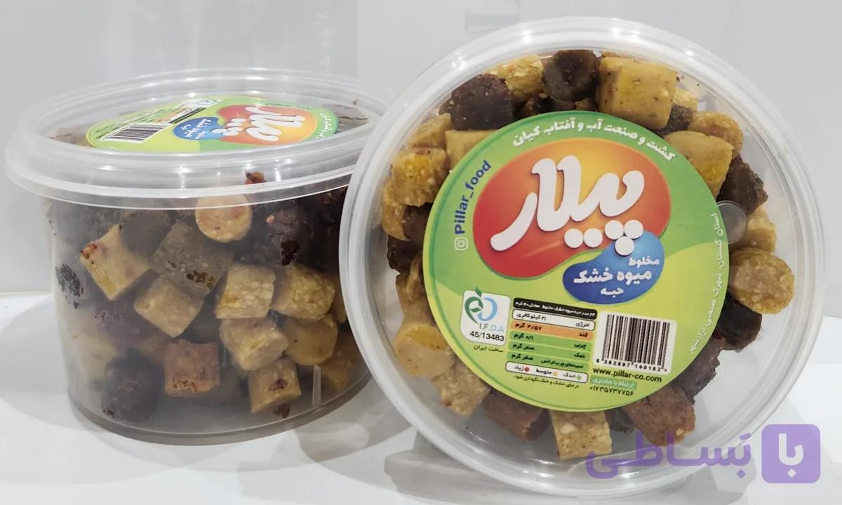 حبه میوه برند پیلار از مخلوط با کیفیت ترین میوه های ترش و شیرین در ظرف لیوانی ۲۵۰ گرم