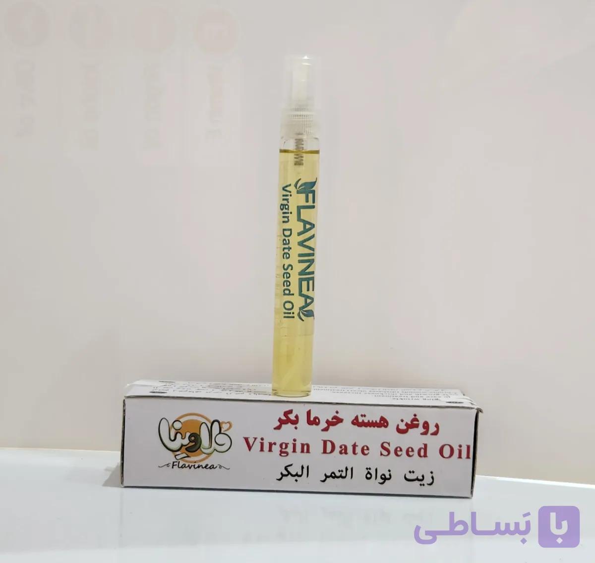 روغن هسته خرمای بکر برند فلاوینا ۱۰ ml