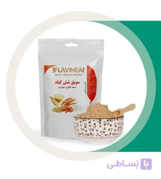 سویق ۶ گیاه برند فلاوینا در زیپ کیپ ۲۰۰ گرم