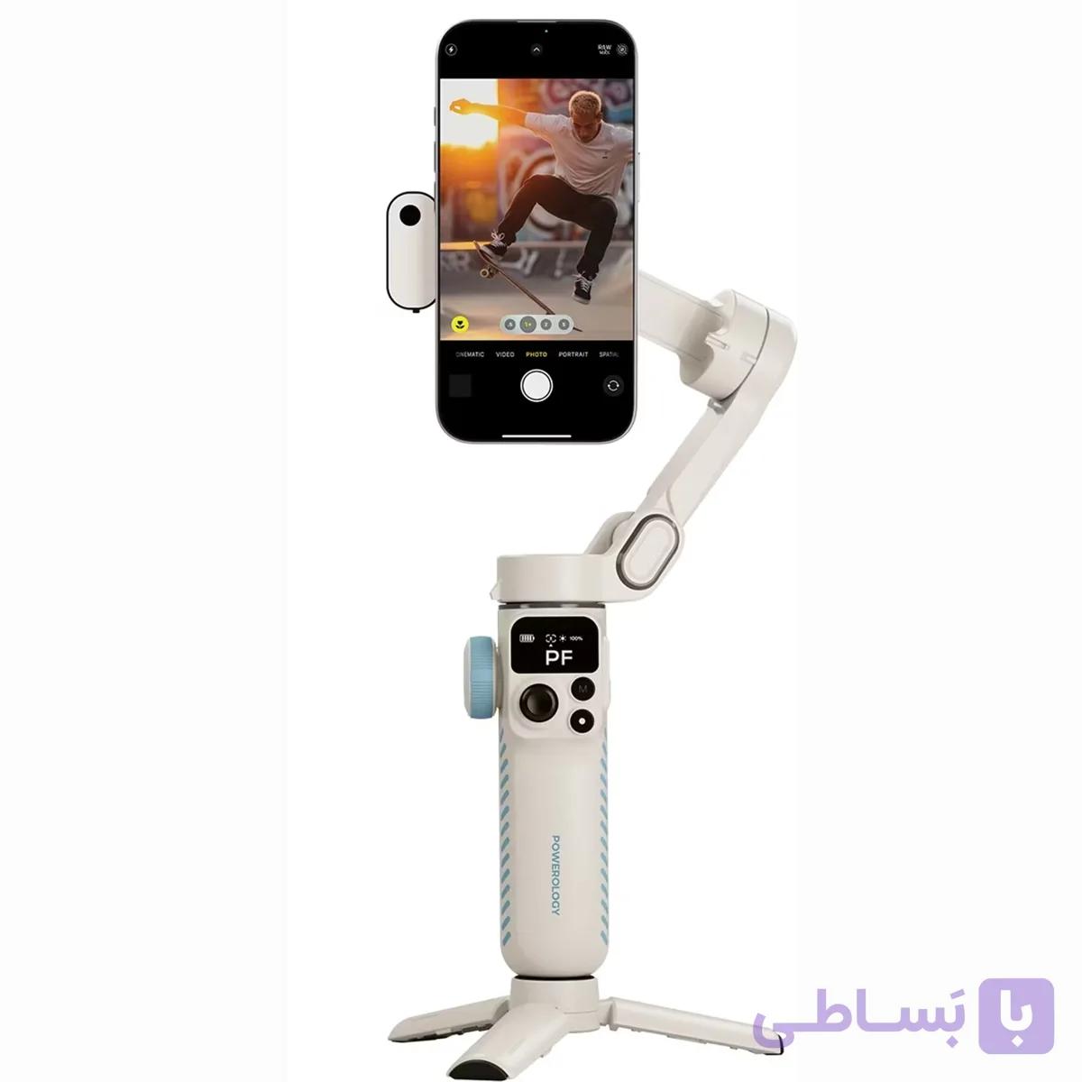 گیمبال مگنتی استبلایزر پاورولوژی مدل PWSMP2WH — تصویر 1