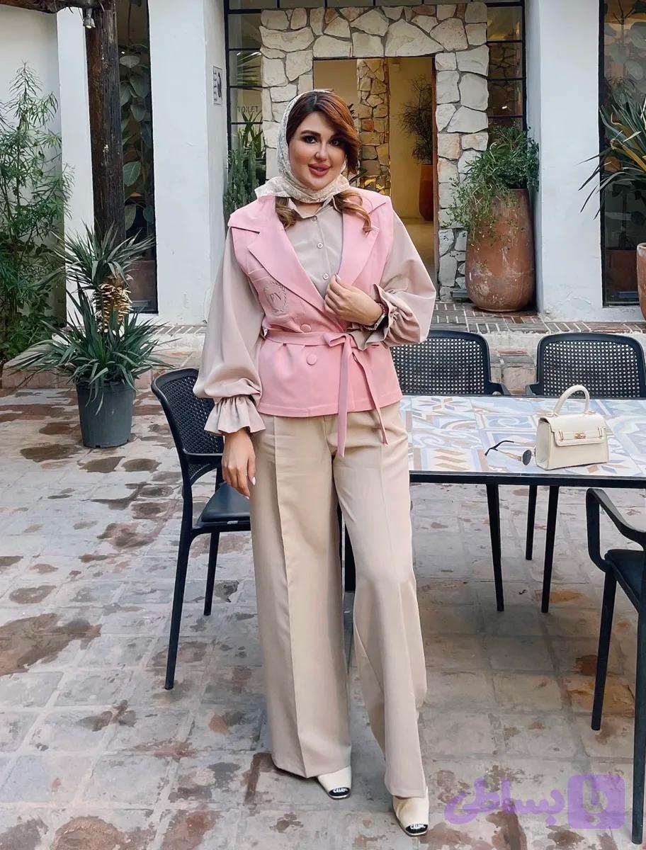 ست وست و شلوار زنانه مدل دلارز (کالکشن فروزان نریمیسا)