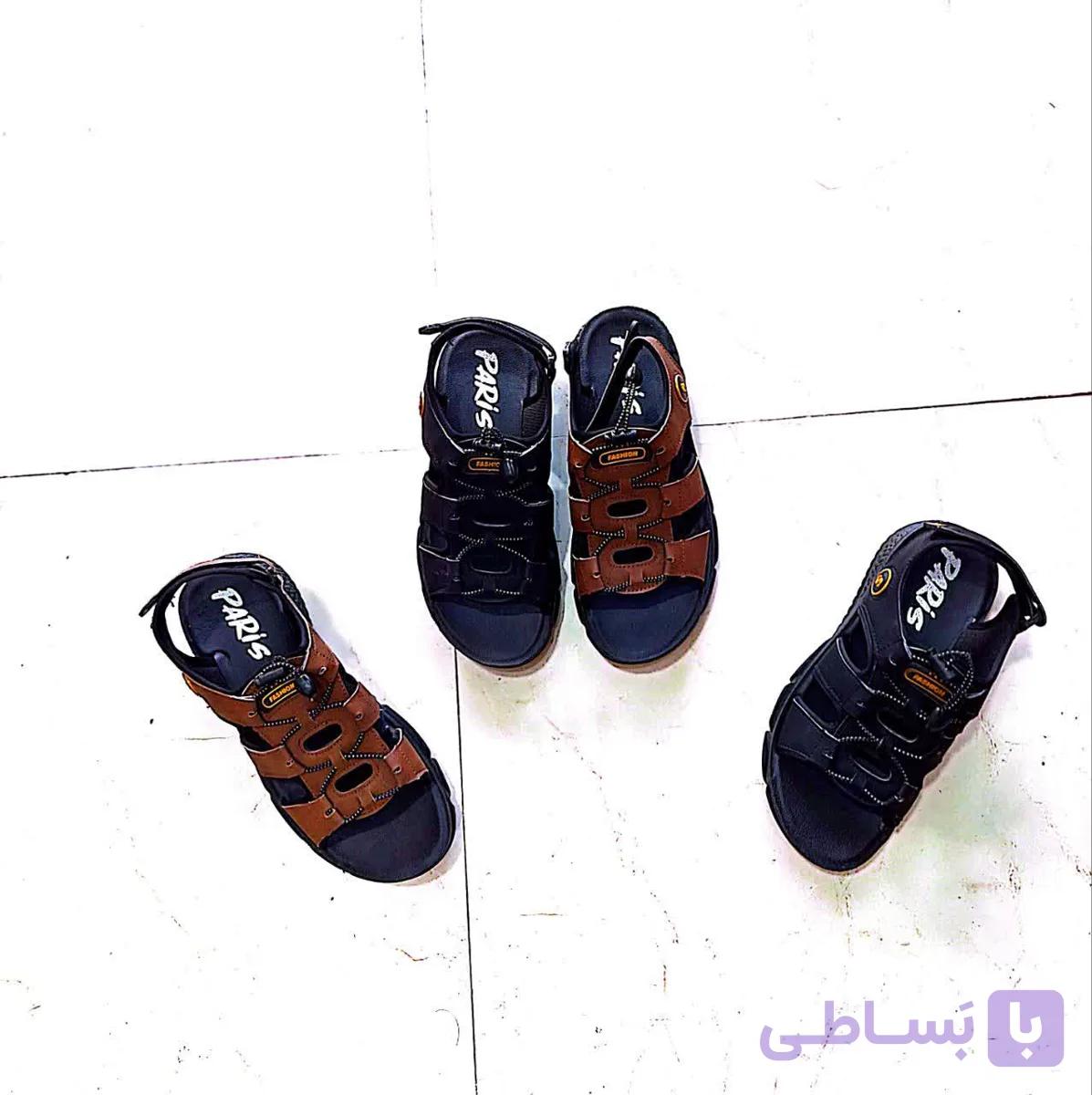 صندل مردانه رکاب دار مدل پاریس