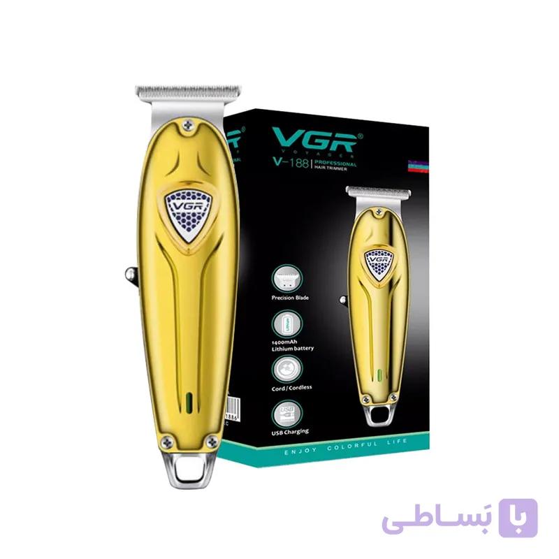 ماشین اصلاح موی سر و صورت وی جی ار مدل 188 — تصویر 1