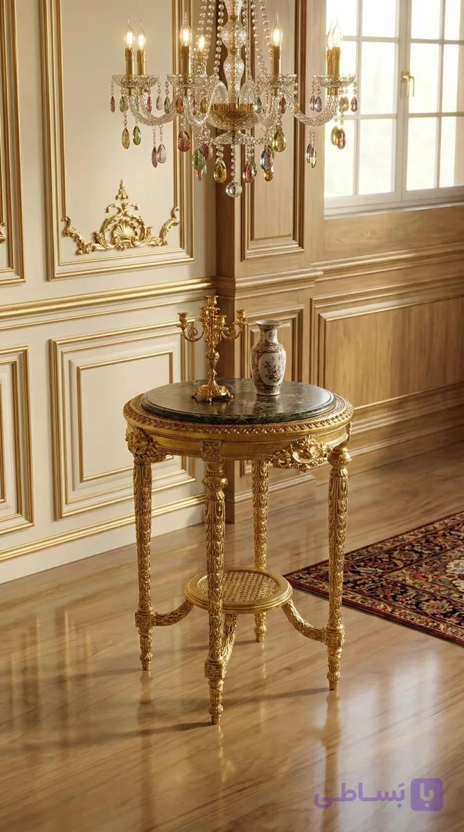 گلمیز گرد تمام چوب صفحه سنگ