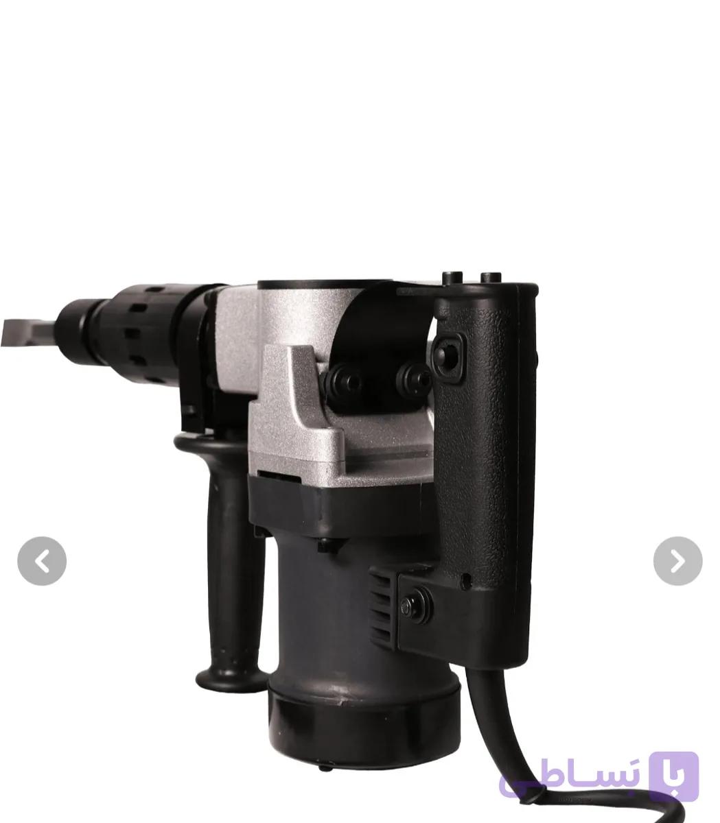 چکش تخریب ویوارکس مدل VR1250-DH ظرفیت ۶ کیلوگرم یه شکستگی جزی کنار جعبه