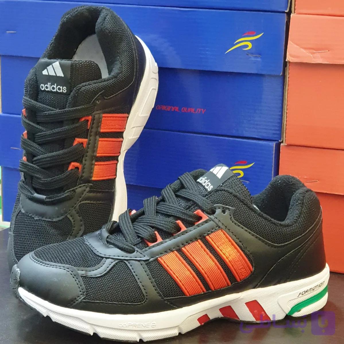 کتونی آدیداس اکومنت (Adidas EQT) مشکی قرمز — تصویر 1