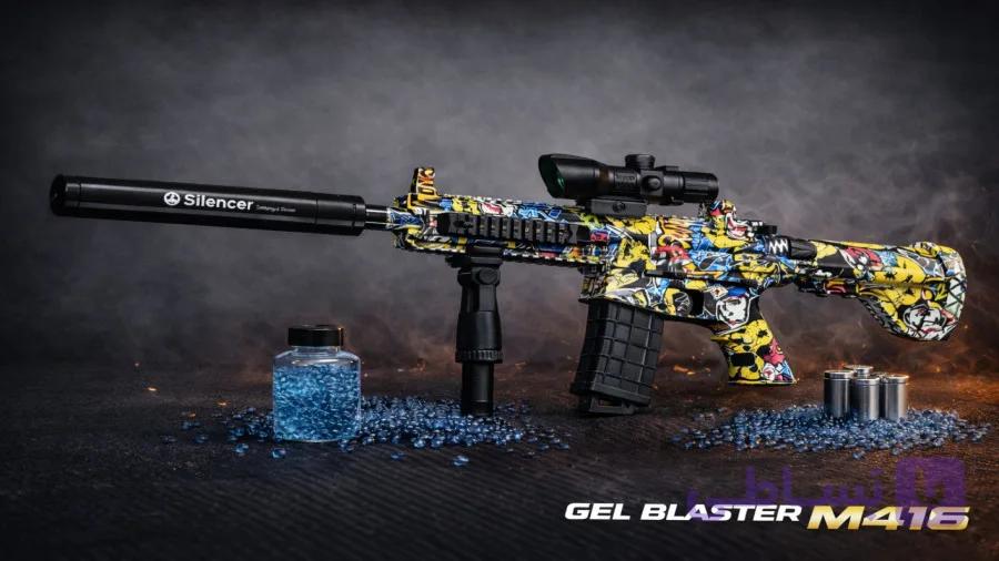 تفنگ شارژی M416 تیر ابری شارژی رگباری دوربین دار کیفیت بالا ارسال فوری پنجاه درصد تخفیف فقط تا 31 فروردین