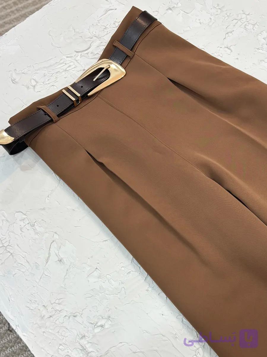 شلوار بگ مازراتی شکلاتی