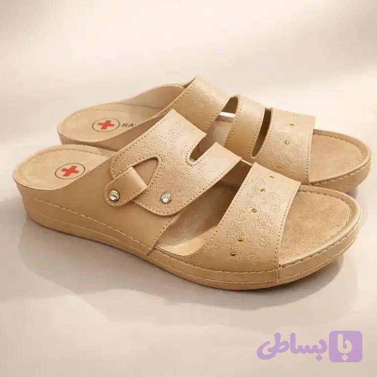 صندل زنانه مدل نگین دار
