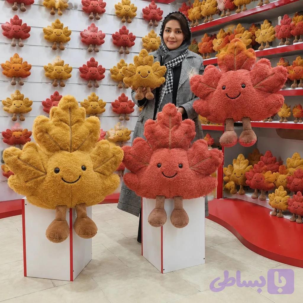 برگ های پاییزی چشمکی وارداتی اورجینال — تصویر 1