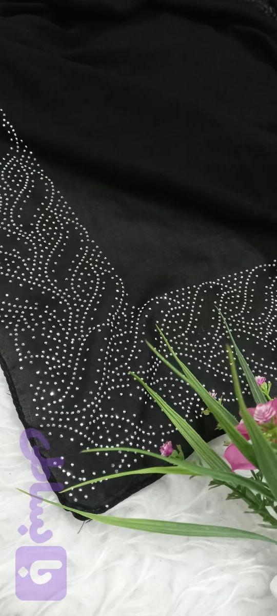 روسری نگین دار