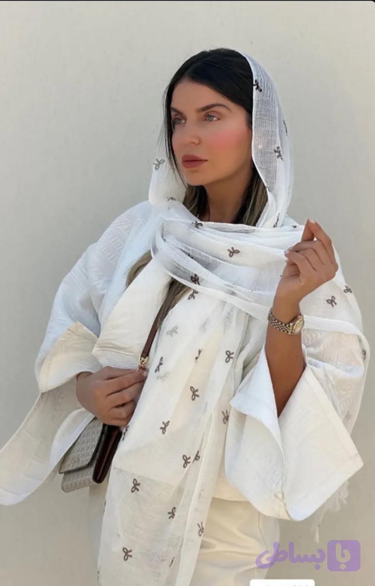 شال کنفی منگوله دار