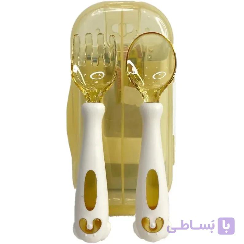 قاشق و چنگال مسافرتی نوزاد – سبک، بهداشتی و مناسب بیرون از خانه