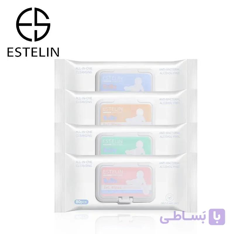 دستمال مرطوب  کودک استلین Estelin