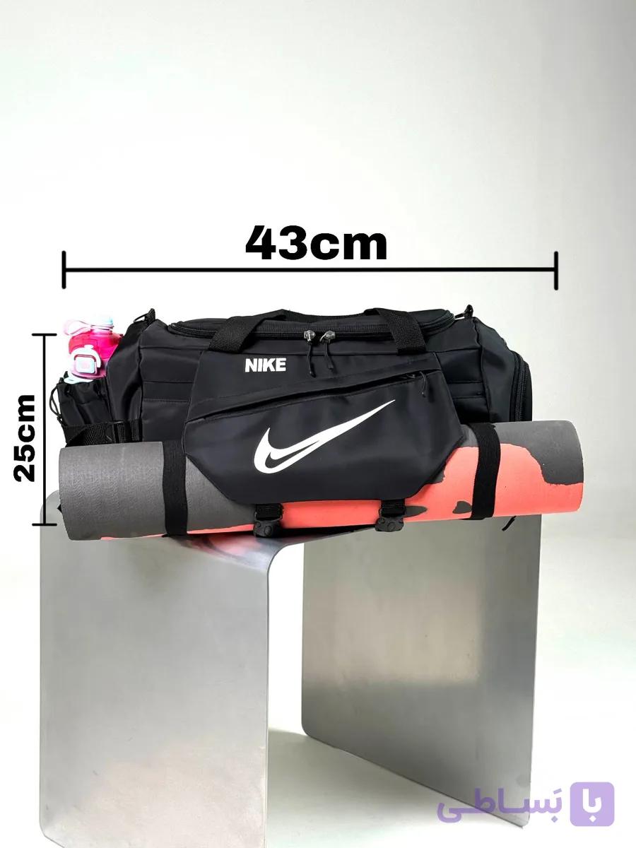 ساک ورزشی نایکی (Nike) مدل سرخونه‌دار – پارچه دیبا ۳ ستاره
