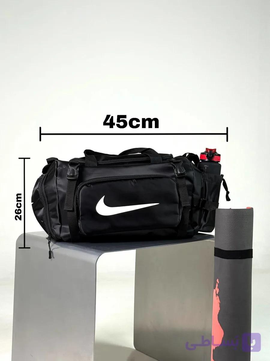 ساک ورزشی ضدآب نایکی (Nike) مدل دو قفل – دارای جای مت یوگا
