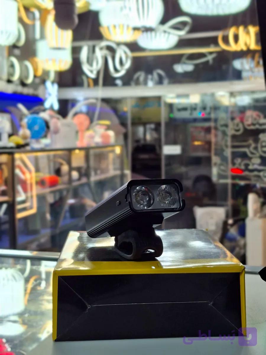 چراغ جلو دوچرخه NB مدل Rechargeable Bicycle Lamp شارژی ضدآب دارای پاوربانک
