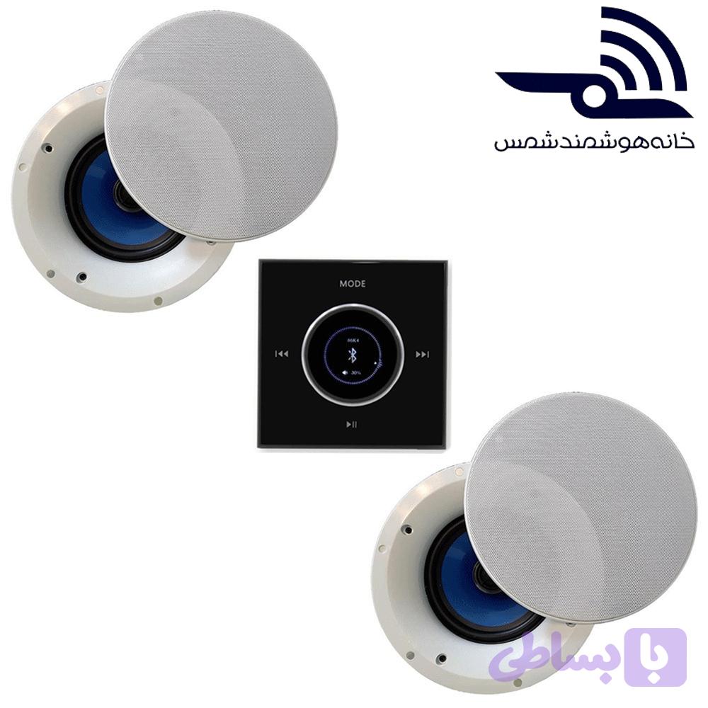 اسپیکر سقفی مدل 618 به همراه پنل صوتی ولوم دار مجموعه ۳ عددی — تصویر 1