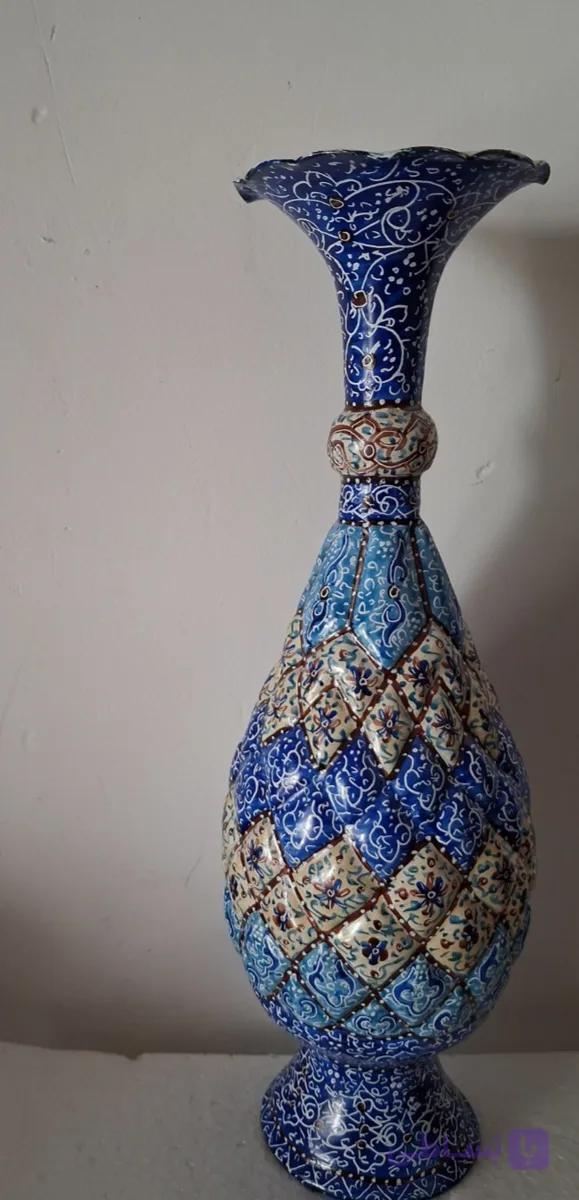 گلدان ۳۰سانتی با طرح اسلیمی ختایی