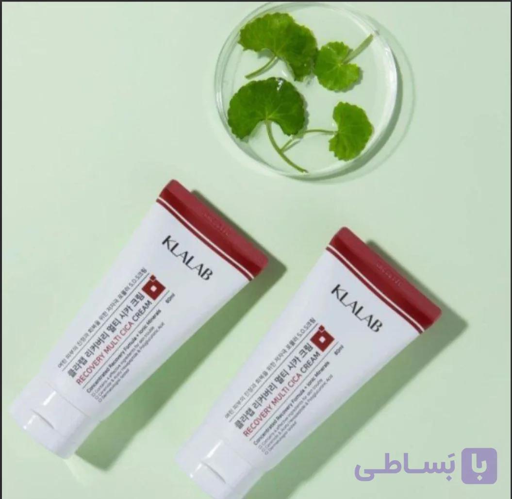 Klalab Recovery Multi Cica Cream 80 ml کرم ترمیم کننده و ریکاوری سیکا کلالب😍 ۸۰ میل تاریخ ۲۰۲۸ مناسب انواع پوست و بریر آسیب دیده