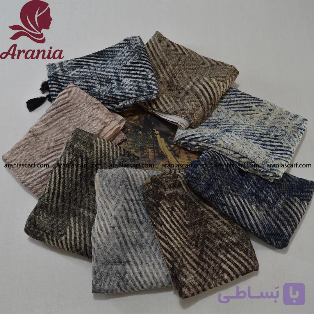 شال پلیسه وارداتی ریچموند لمه دار کد 1054 — تصویر 1