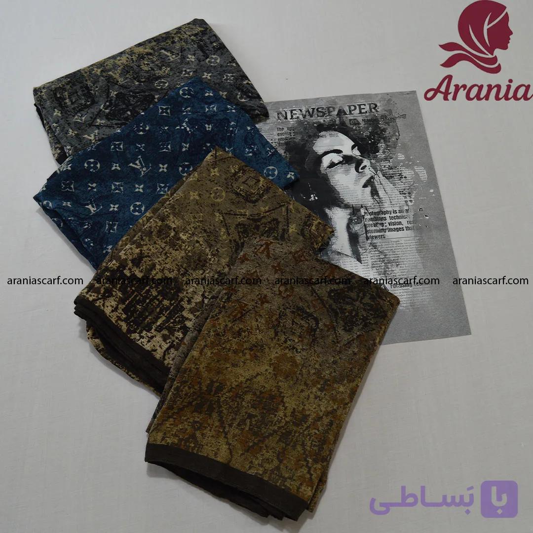 روسری نخی دور دوخت کد 1521 — تصویر 1