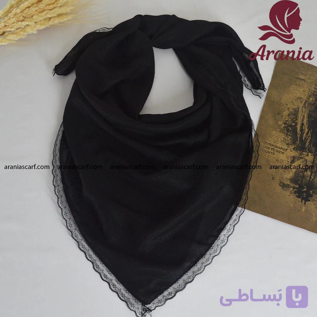 روسری نخی دنیز دانتل دار کد 1545 — تصویر 1