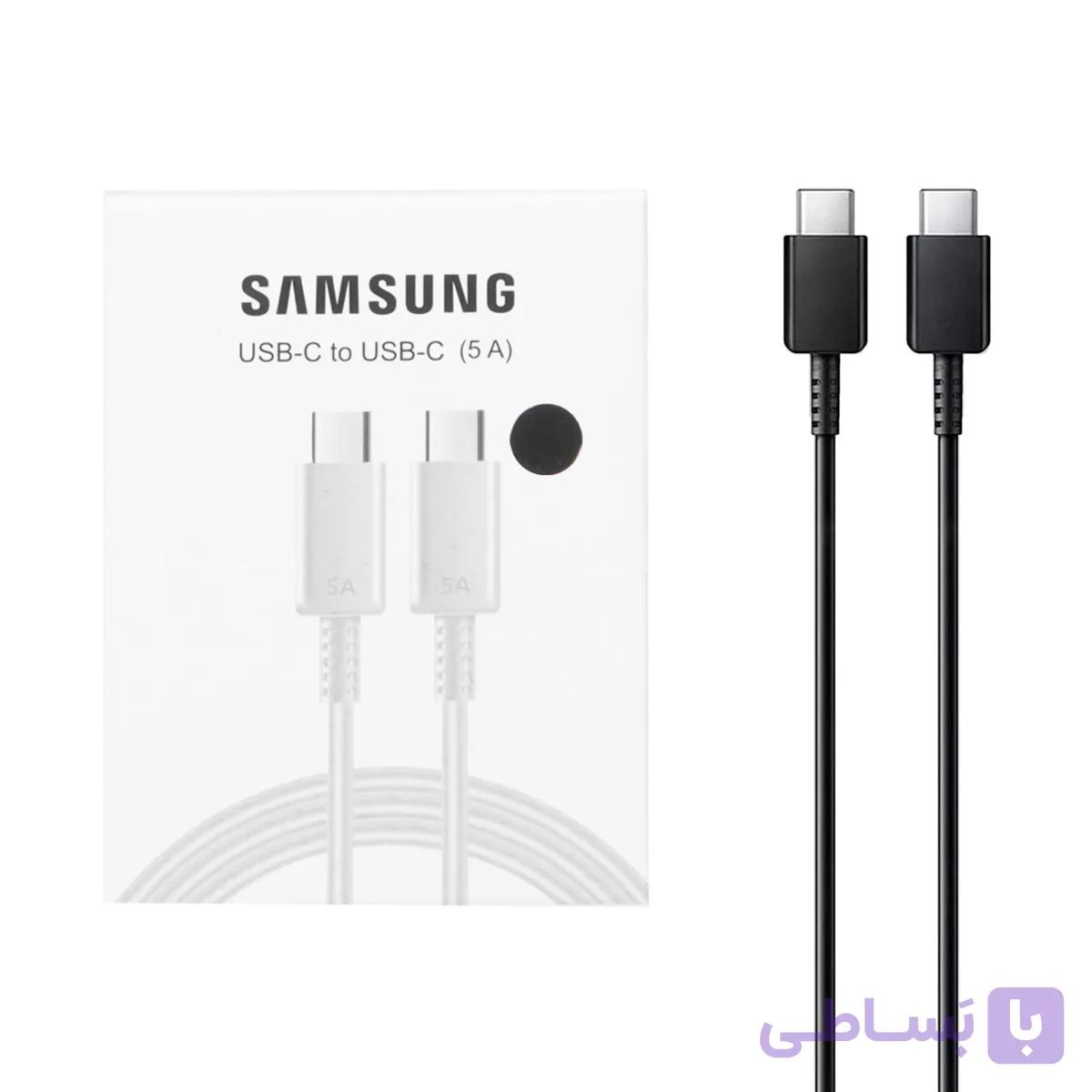 کابل شارژ Samsung Type-C to Type-C مدل Note 10 - مشکی (پک دار) - BSA