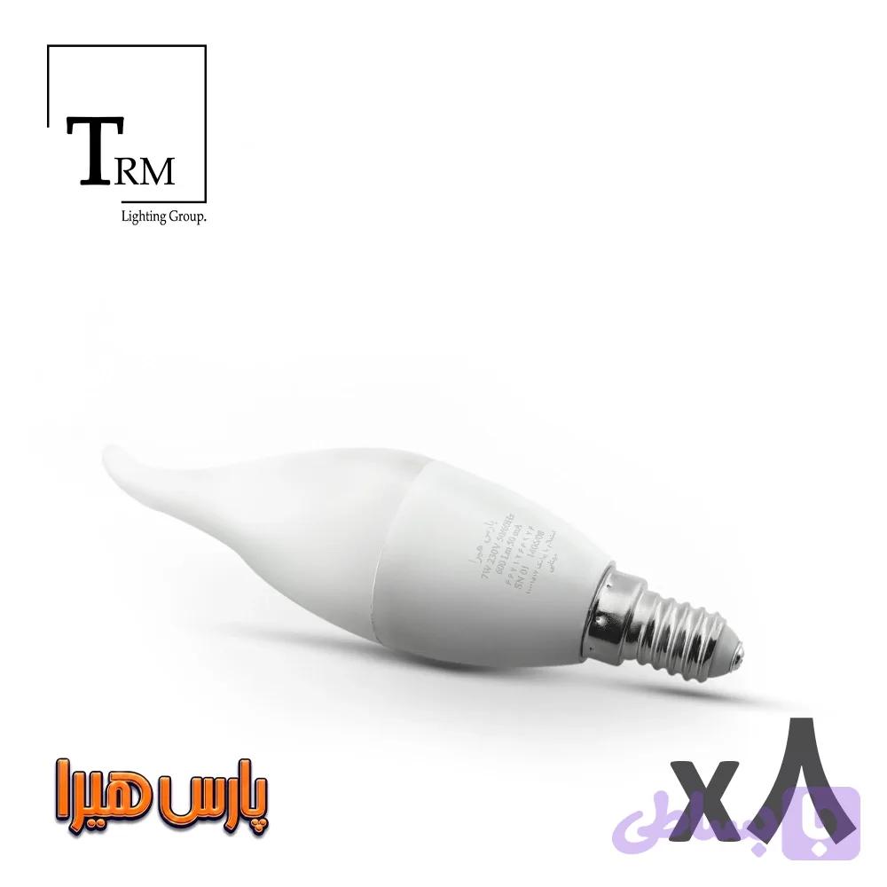 لامپ 7وات اشکی پارس‌هیرا پایه E14 بسته 8عددی — تصویر 1