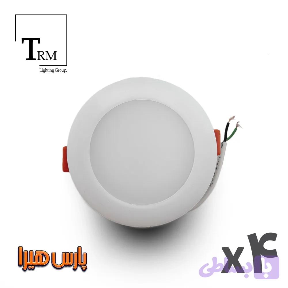 پنل توکار ال‌ای‌دی 7وات پارس هیرا مدل دانلایت بسته 4عددی