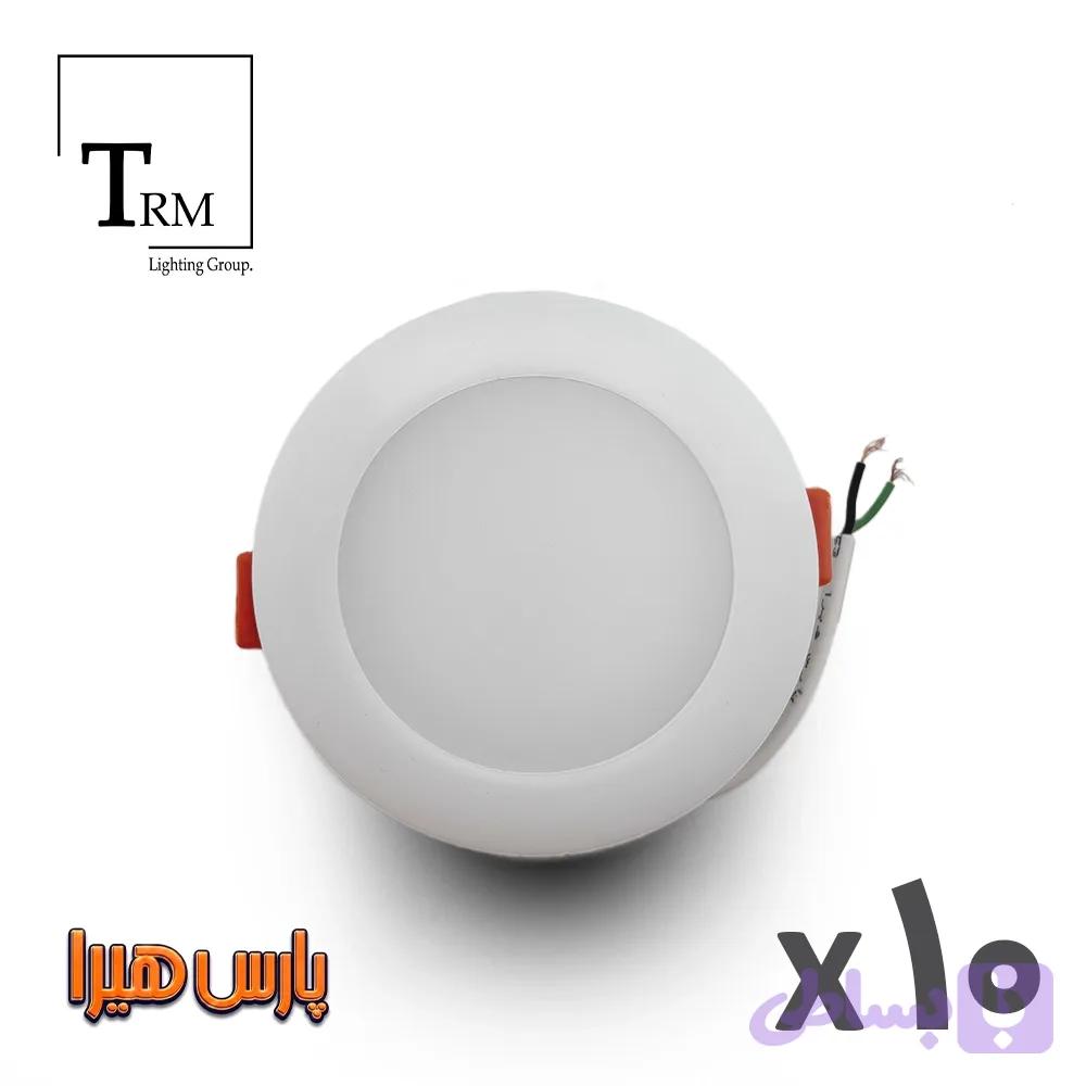 پنل توکار ال‌ای‌دی 7وات پارس هیرا مدل دانلایت بسته 10عددی