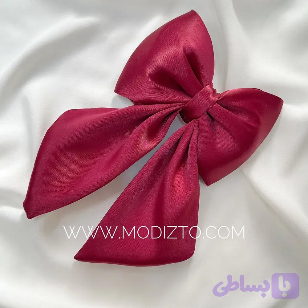 گیره مو پاپیونی ساتن