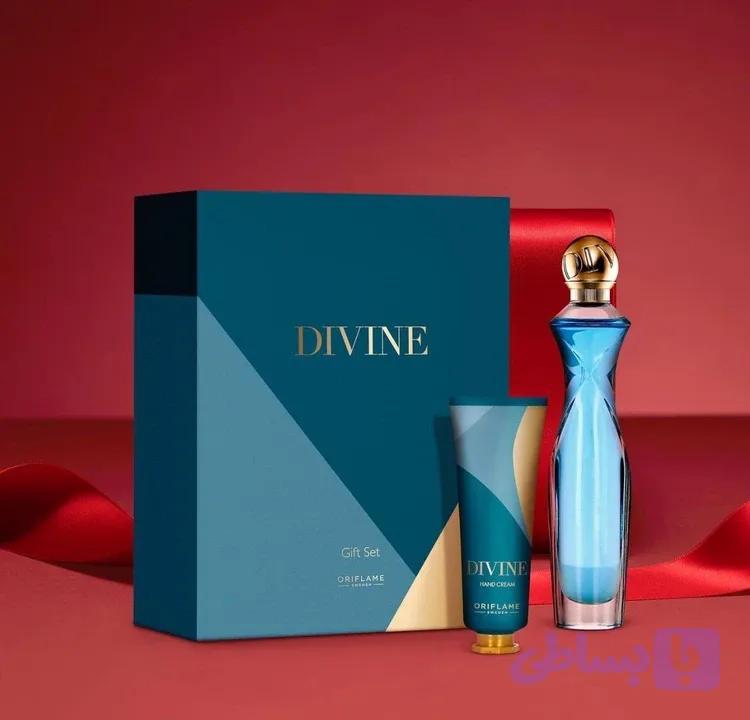 ست عطر دیواین اوریفلیم خنک و بهاری عطر همراه کرم دست