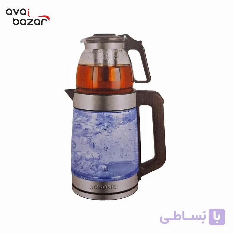 چای ساز روی هم گوسونیک مدل GST-766 — تصویر 1