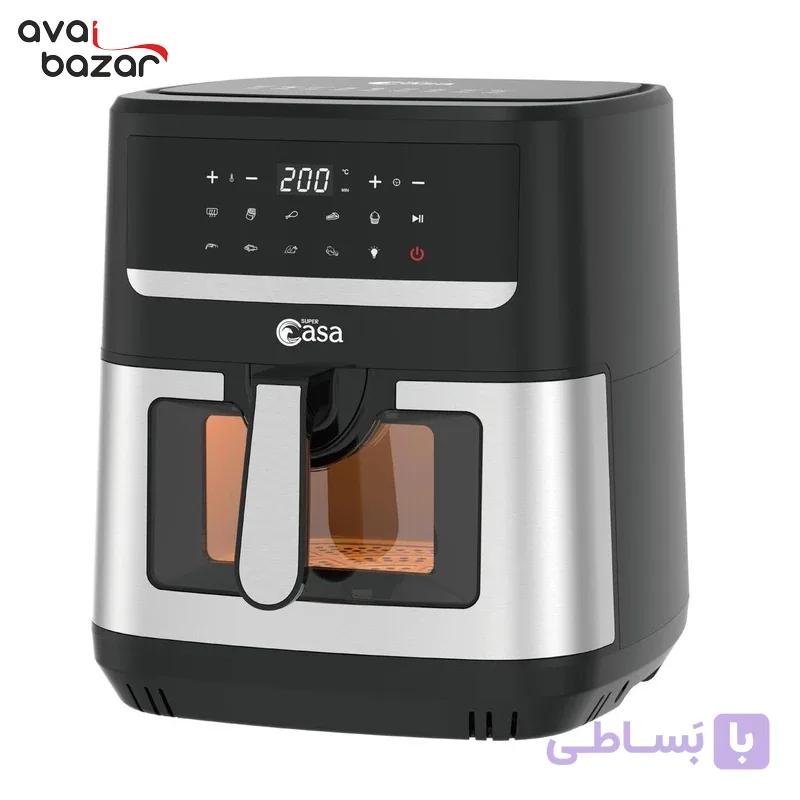 سرخ کن بدون روغن سوپر کاسا مدل دو المنته CA-8591 — تصویر 1