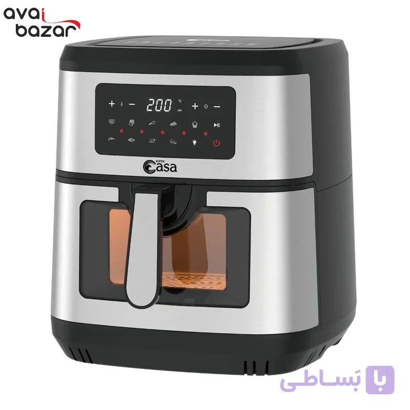 سرخ کن بدون روغن سوپر کاسا مدل دو المنته CA-8592 — تصویر 1