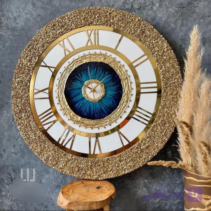ساعت دیواری دکوراتیو و رزینی(پس کرایه)