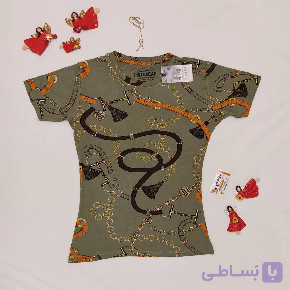 تی شرت زنانه و دخترانه پول اند بیر – کد 130 — تصویر 1
