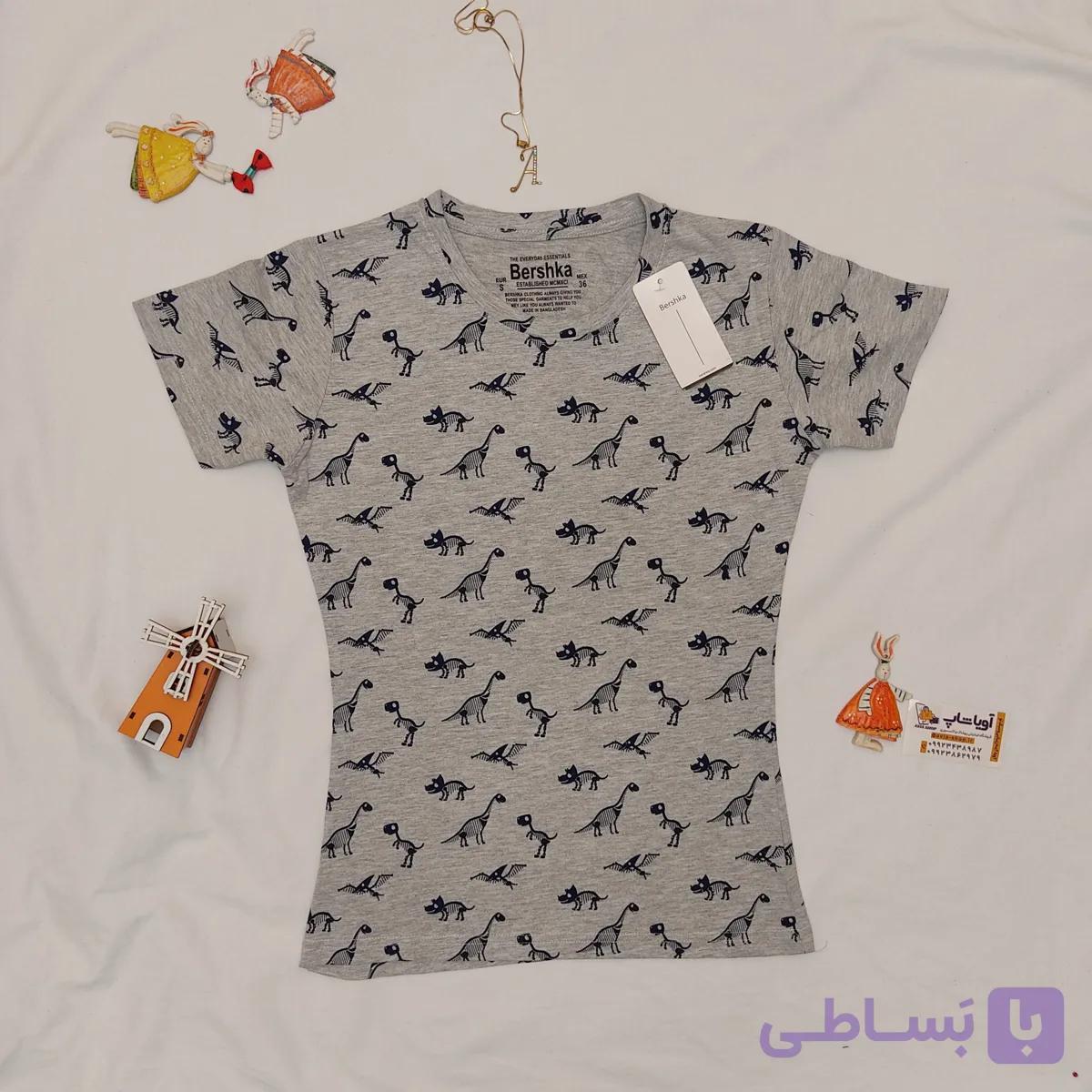 تی شرت زنانه و دخترانه برشکا – کد 302 — تصویر 1