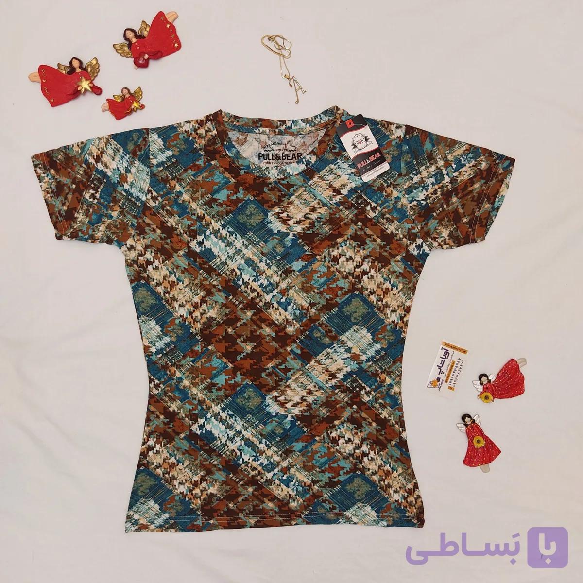 تی شرت زنانه و دخترانه پول اند بیر – کد 120 — تصویر 1