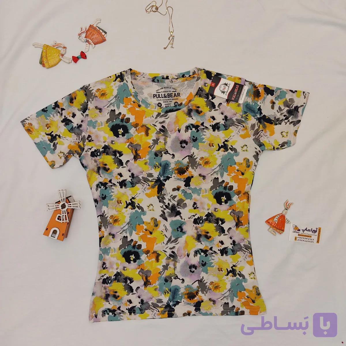 تی شرت زنانه و دخترانه پول اند بیر – کد 121 — تصویر 1